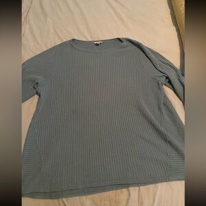 J JILL TEAL SWEATER